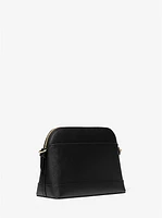 Large Saffiano Leather Dome Crossbody Bag
