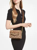 Blaire Extra-Small Logo Jacquard Duffel Crossbody Bag