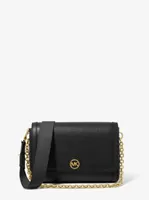 Freya Small Convertible Pebbled Leather Crossbody Bag