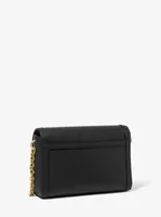 Freya Small Convertible Pebbled Leather Crossbody Bag