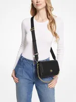 Freya Small Convertible Pebbled Leather Crossbody Bag