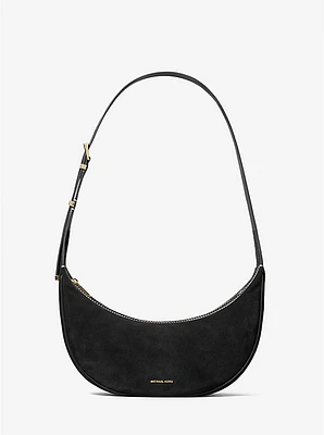 Avra Medium Suede Crossbody Bag