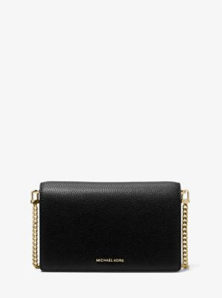 Jet Set Medium Pebbled Leather Crossbody Bag