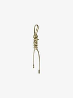 Gold-Tone and Metallic Braided Cord Bag Charm