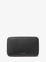 Medium Pebbled Leather Tech Organizer
