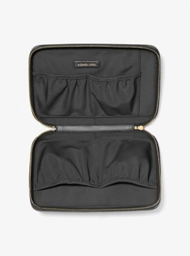 Medium Pebbled Leather Tech Organizer