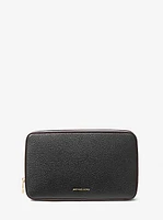 Medium Pebbled Leather Tech Organizer