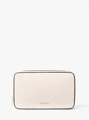 Medium Pebbled Leather Tech Organizer