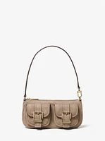 Zoe Small Suede Convertible Pochette