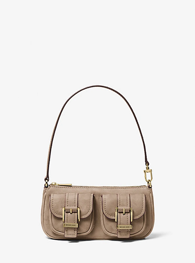 Zoe Small Suede Convertible Pochette