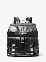 Darrington Large Crackled Leather Backpack