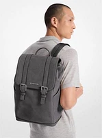 Hudson Medium Pebbled Leather Backpack