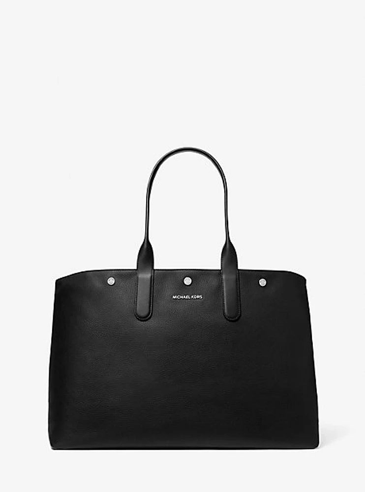 Hudson Oversized Leather Tote Bag