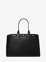 Hudson Oversized Leather Tote Bag