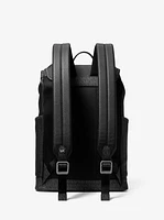 Hudson Leather and Signature Logo Backpack