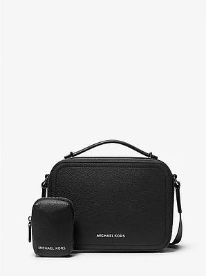 Hudson Pebbled Leather Crossbody Bag