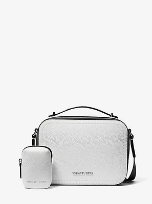 Hudson Pebbled Leather Crossbody Bag