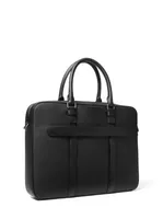 Hudson Textured Leather Briefcase