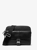 Hudson Signature Logo and Leather Camera Bag