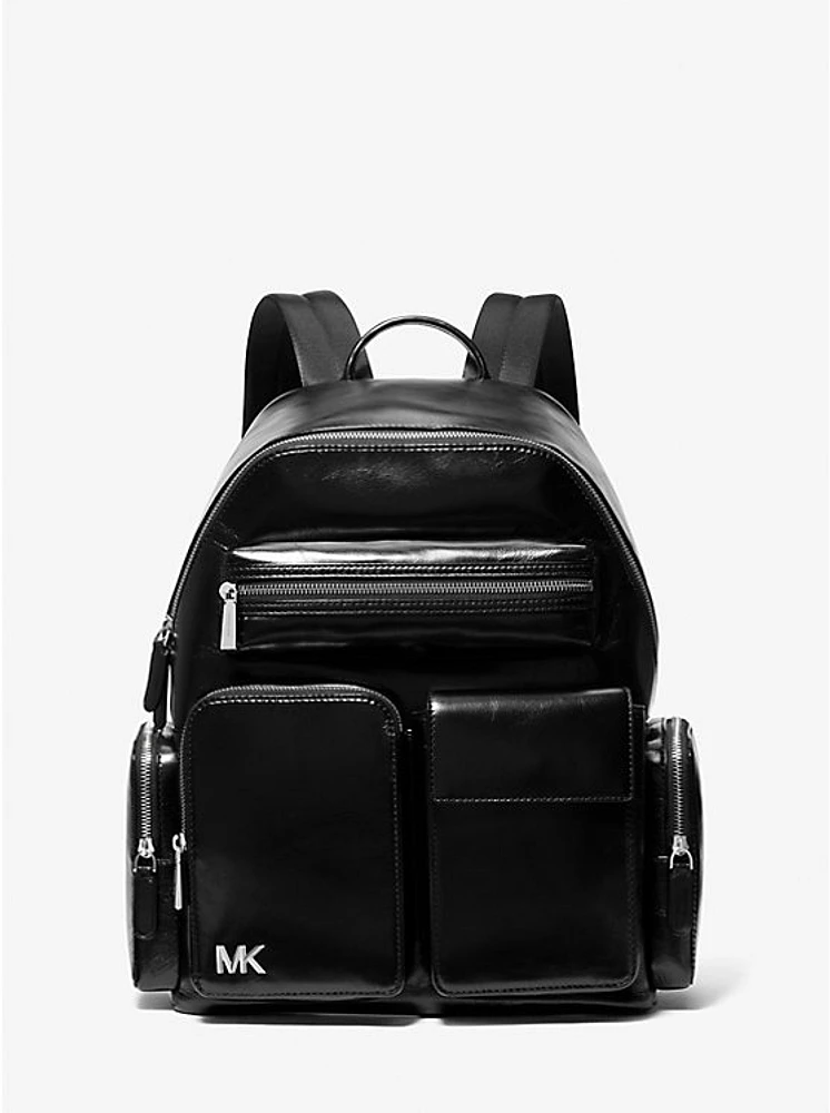 Mochila Dakota estilo cargo de piel