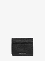 Hudson Pebbled Leather Card Case