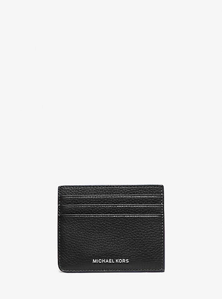 Hudson Pebbled Leather Card Case