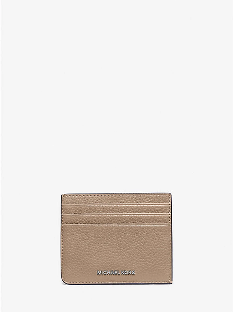 Hudson Pebbled Leather Card Case