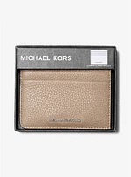 Hudson Pebbled Leather Card Case