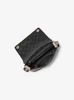 Hudson Small Pebbled Leather Messenger Bag