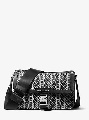 Eli MK2000 Logo Jacquard Messenger Bag