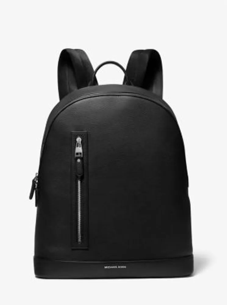 Hudson Slim Pebbled Leather Backpack