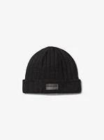 Ribbed Wool Beanie Hat