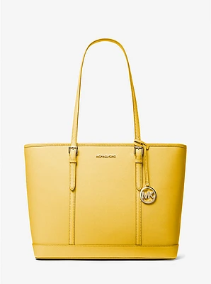 Bolso tote Jet Set Travel grande de piel saffiano