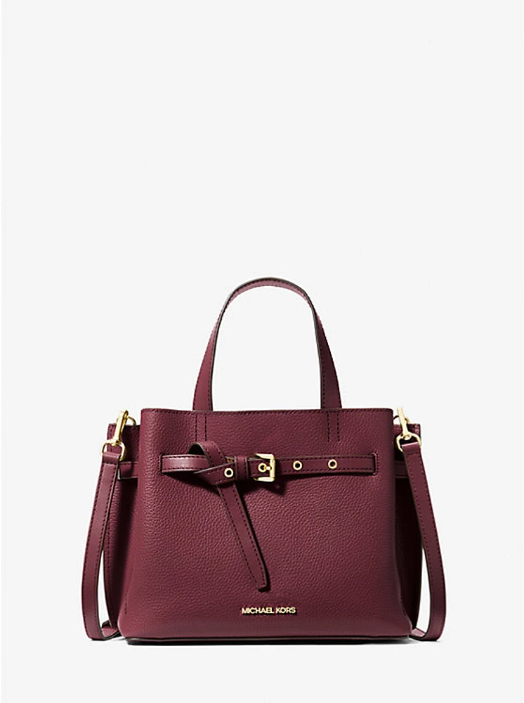 Emilia Small Pebbled Leather Satchel