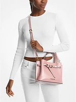 Emilia Small Pebbled Leather Satchel