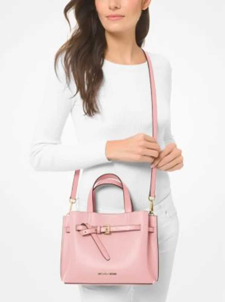 Emilia Small Pebbled Leather Satchel