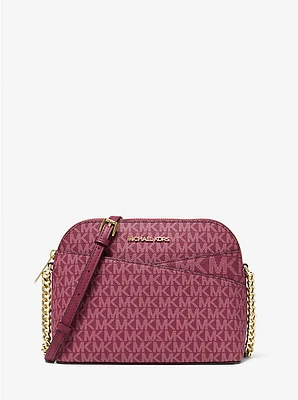 Jet Set Travel Medium Logo Dome Crossbody Bag