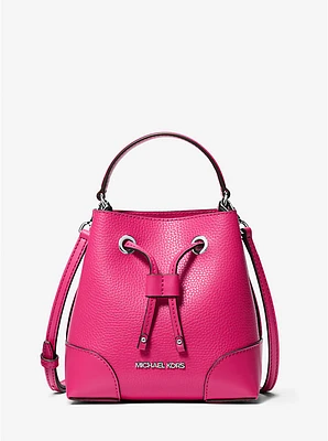 Mercer Small Pebbled Leather Bucket Bag