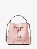 Mercer Small Pebbled Leather Bucket Bag