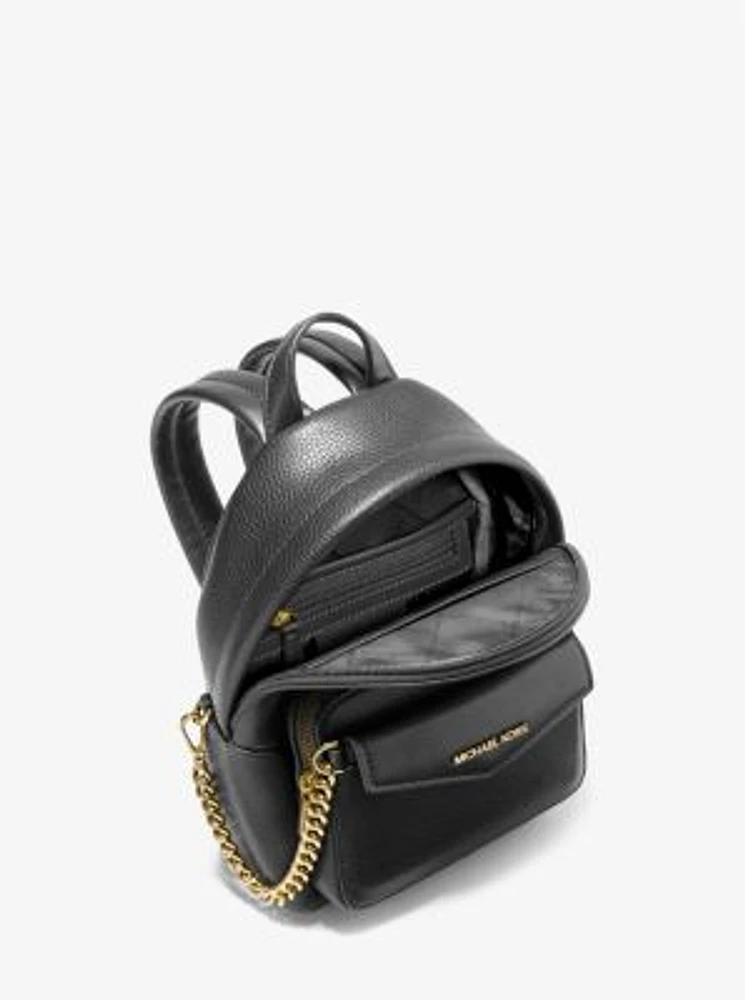 Maisie Extra-Small Pebbled Leather 2-in-1 Backpack