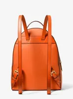 Sheila Medium Faux Saffiano Leather Backpack