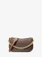Carmela Small Signature Logo Convertible Crossbody Bag