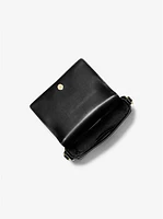 Vincent Small Saffiano Leather Crossbody Bag with Signature Logo Card Case