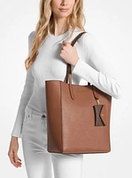 Vincent Large Saffiano Leather Tote Bag With Card Case