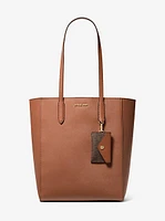 Vincent Large Saffiano Leather Tote Bag With Card Case