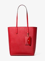 Vincent Large Saffiano Leather Tote Bag With Card Case