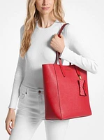 Vincent Large Saffiano Leather Tote Bag With Card Case