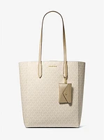 Vincent Large Signature Logo Tote Bag With Coin Pouch