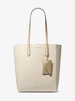 Vincent Large Signature Logo Tote Bag With Coin Pouch