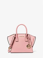 Bolso satchel Avril extrapequeño de piel y ante